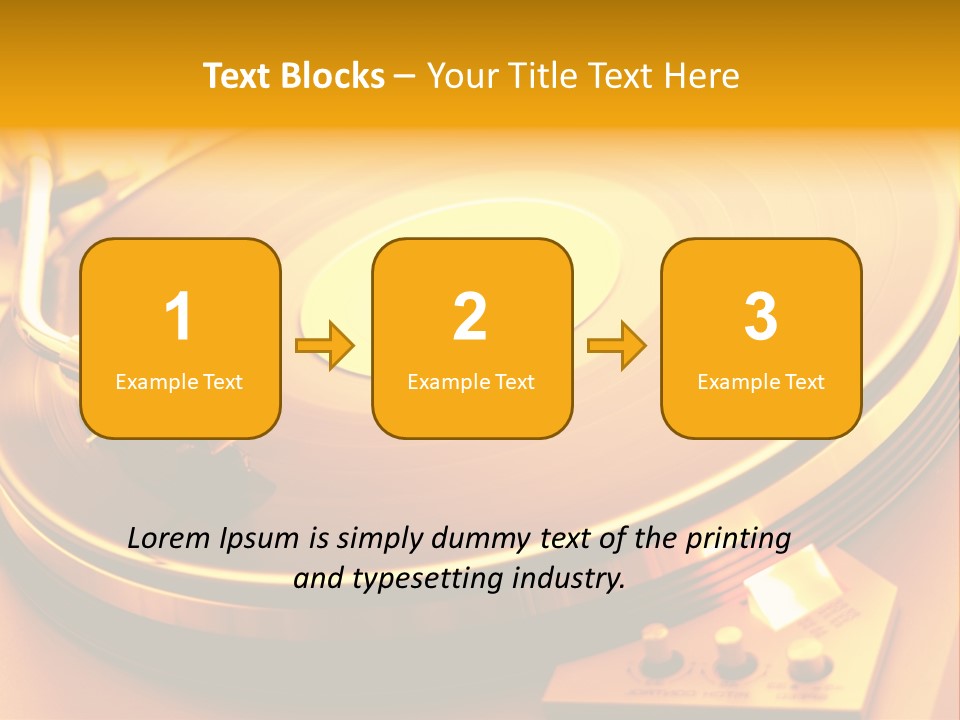 Disc Film Disk Music PowerPoint Template