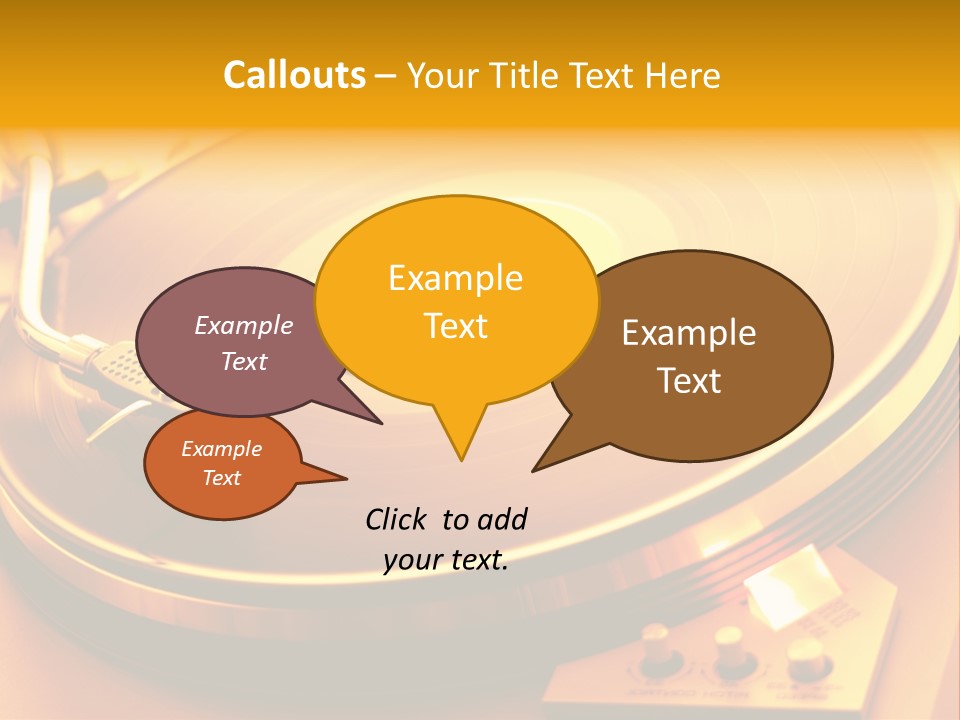 Disc Film Disk Music PowerPoint Template