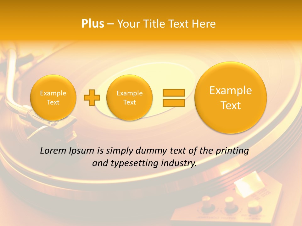 Disc Film Disk Music PowerPoint Template