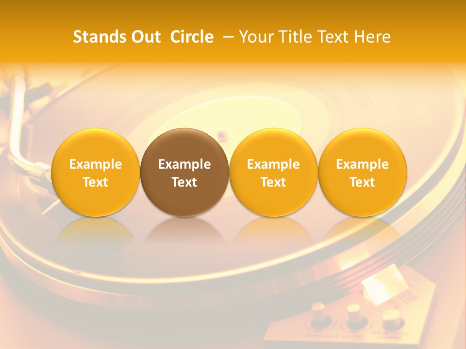 Disc Film Disk Music PowerPoint Template