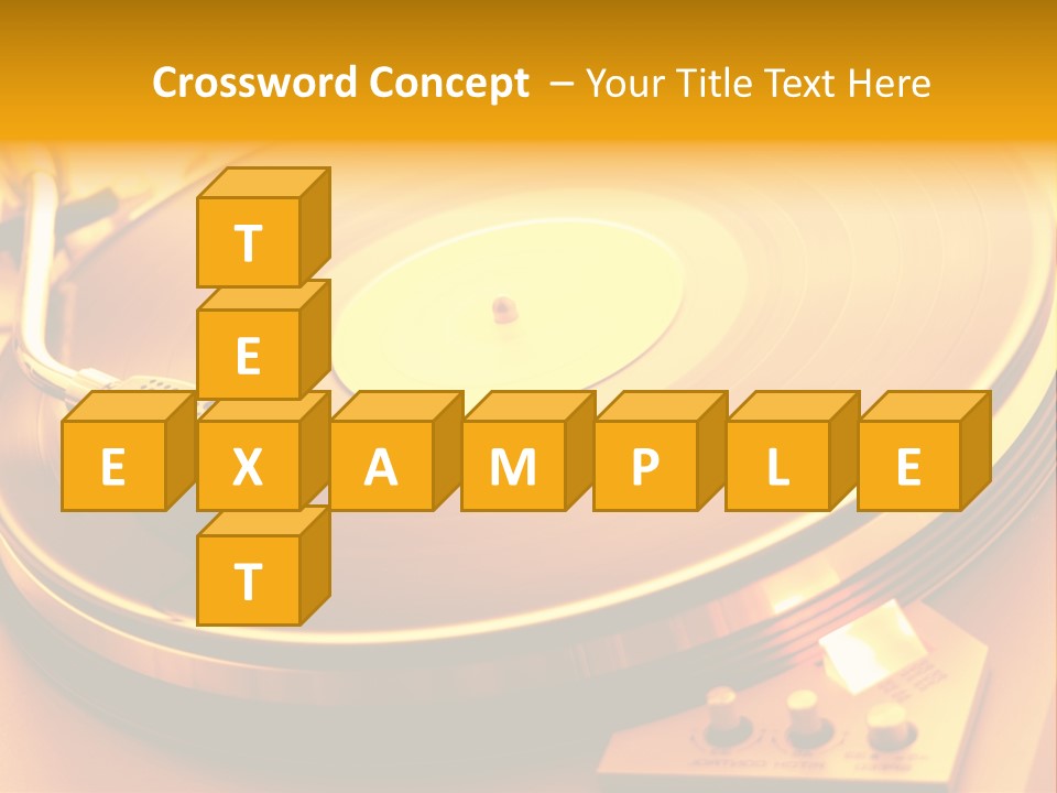 Disc Film Disk Music PowerPoint Template