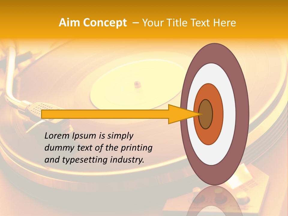 Disc Film Disk Music PowerPoint Template