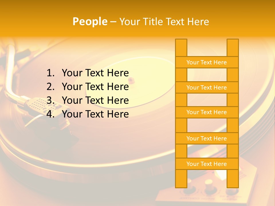 Disc Film Disk Music PowerPoint Template