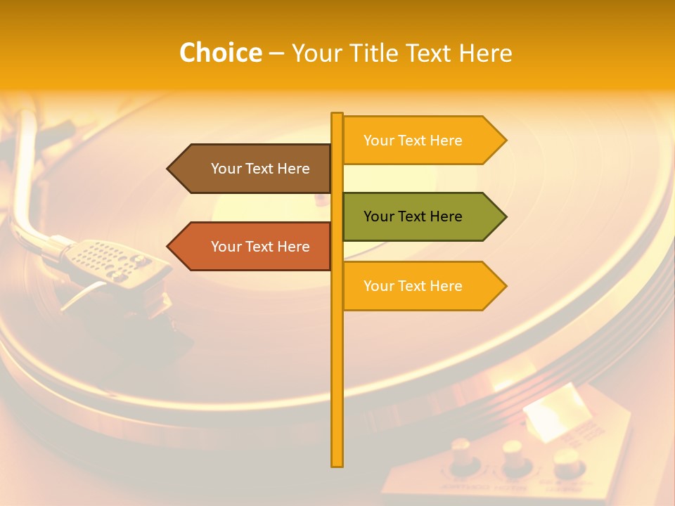 Disc Film Disk Music PowerPoint Template