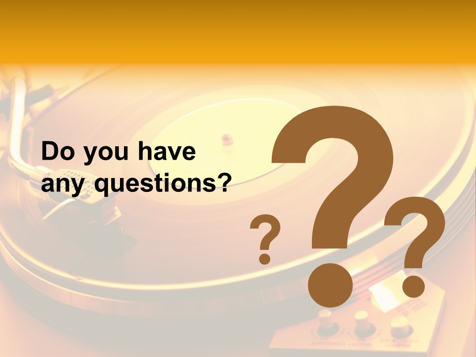 Disc Film Disk Music PowerPoint Template