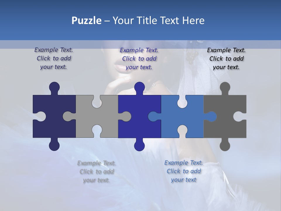 Christmas Women Collage PowerPoint Template