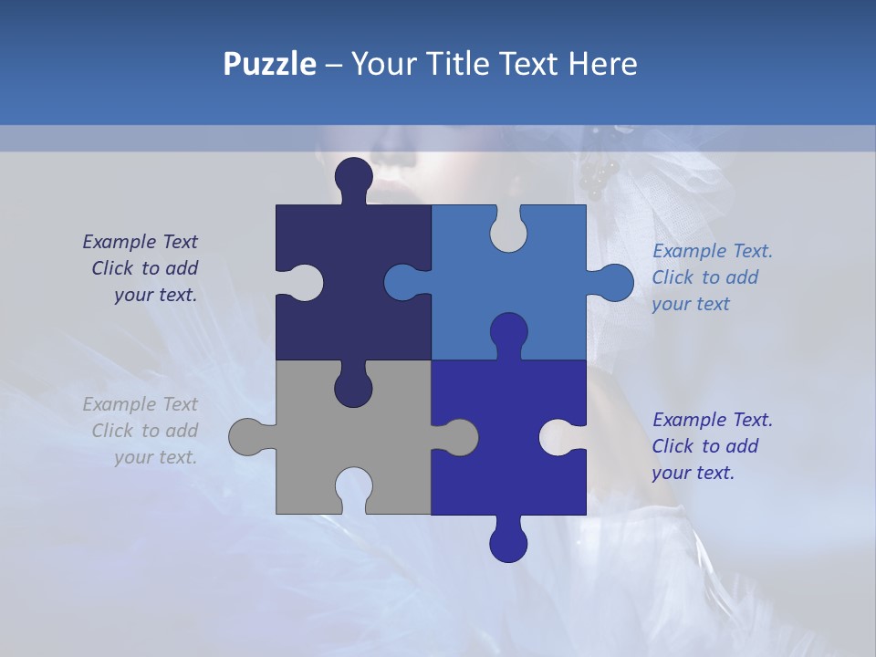 Christmas Women Collage PowerPoint Template