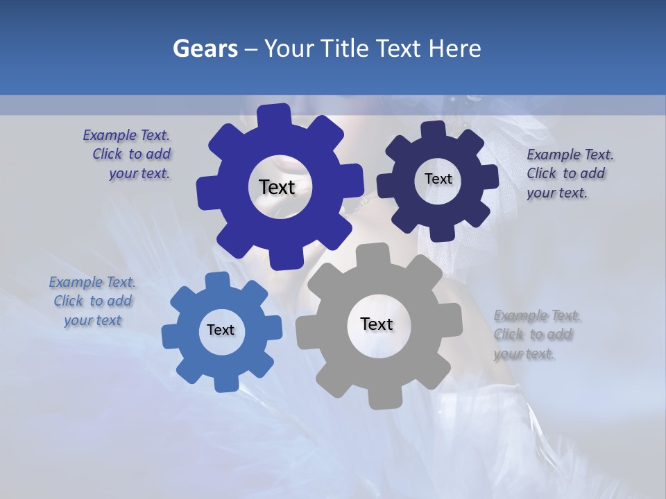 Christmas Women Collage PowerPoint Template