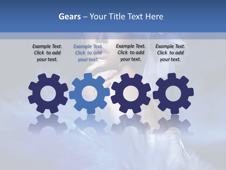 Christmas Women Collage PowerPoint Template