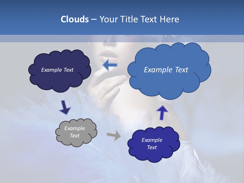Christmas Women Collage PowerPoint Template