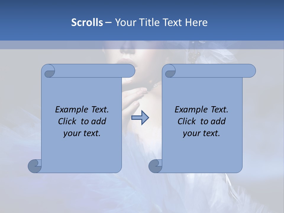 Christmas Women Collage PowerPoint Template