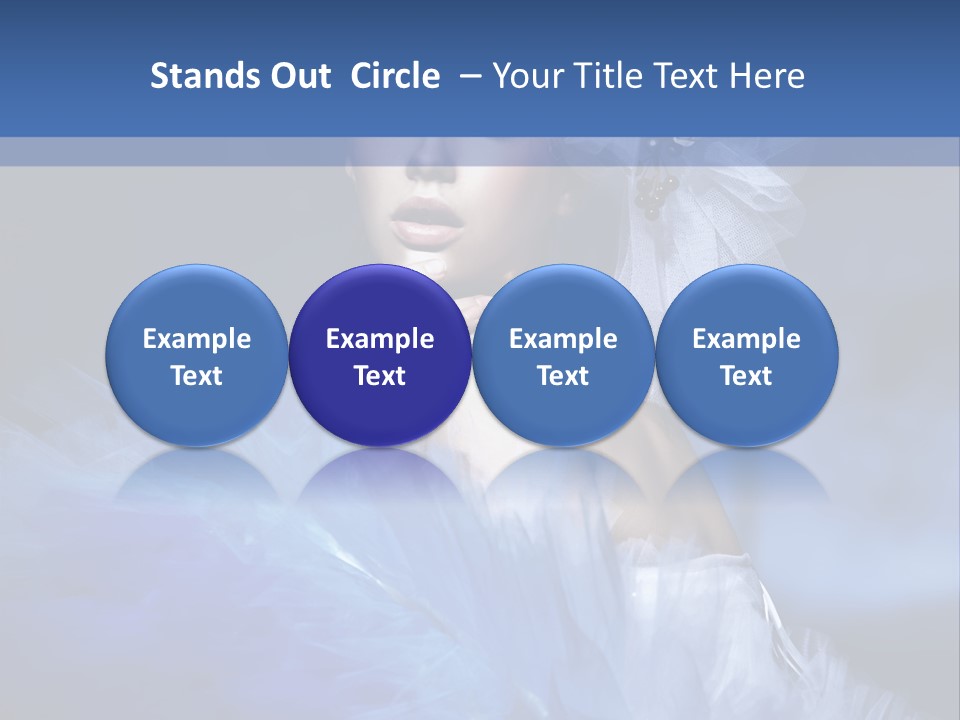 Christmas Women Collage PowerPoint Template