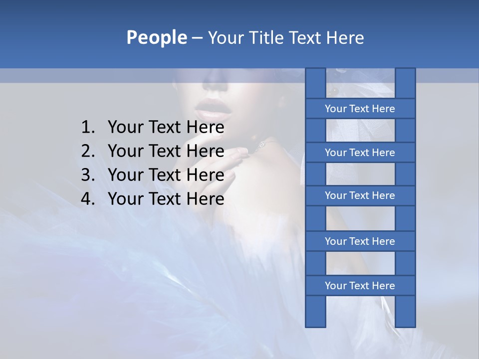 Christmas Women Collage PowerPoint Template