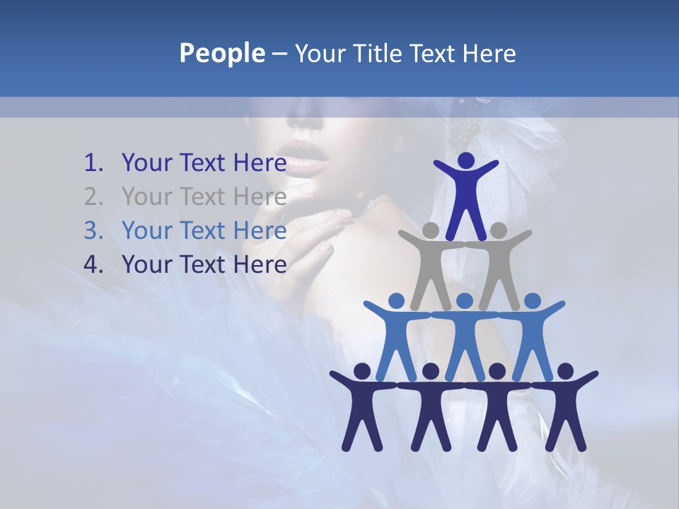 Christmas Women Collage PowerPoint Template