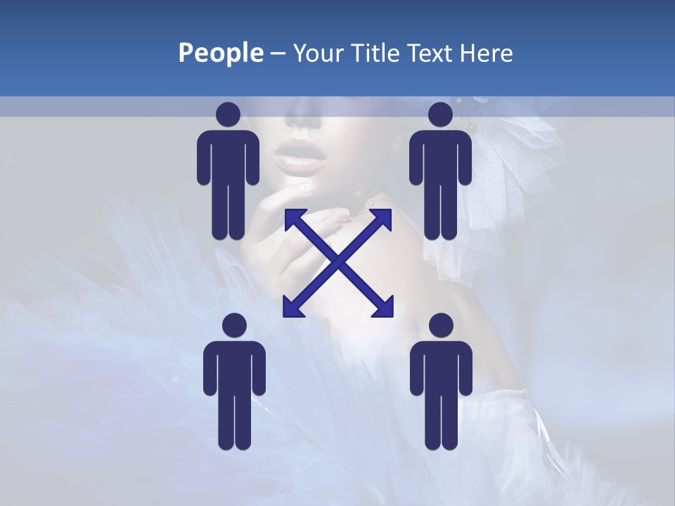 Christmas Women Collage PowerPoint Template