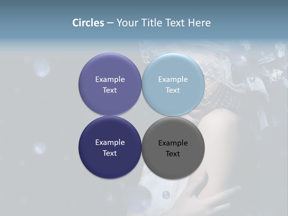 Female Girl Beauty PowerPoint Template