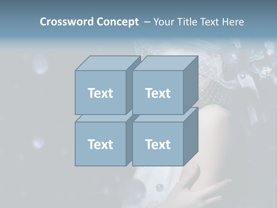 Female Girl Beauty PowerPoint Template