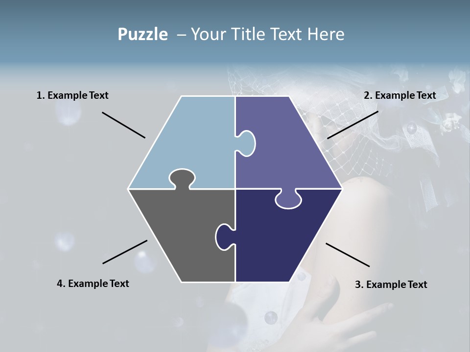 Female Girl Beauty PowerPoint Template