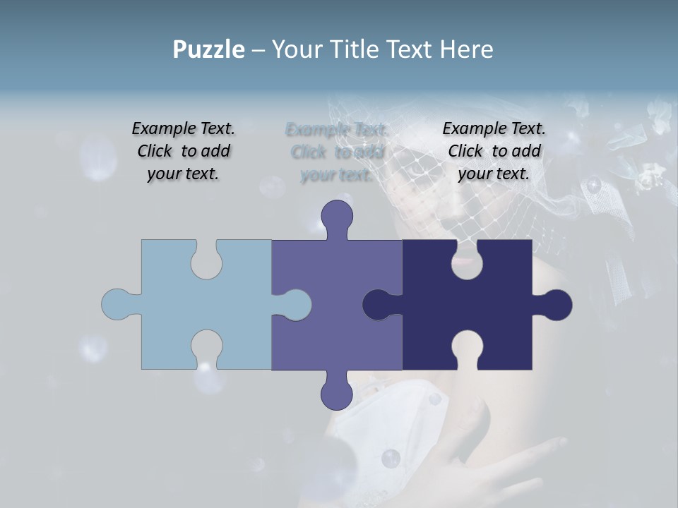 Female Girl Beauty PowerPoint Template