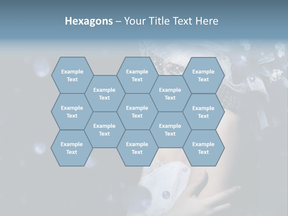 Female Girl Beauty PowerPoint Template