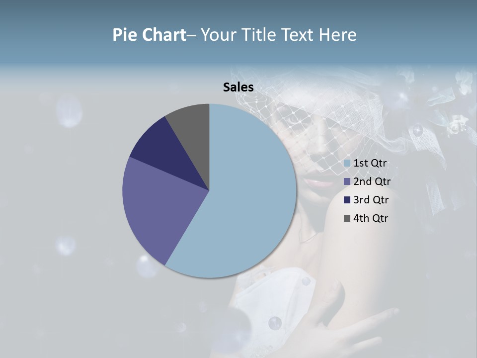Female Girl Beauty PowerPoint Template