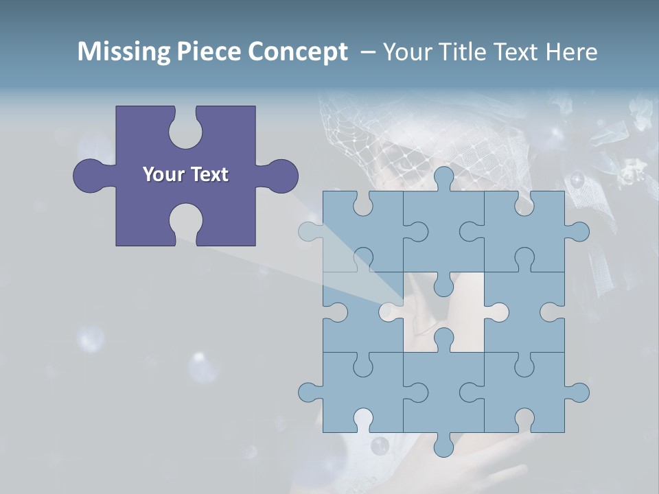 Female Girl Beauty PowerPoint Template