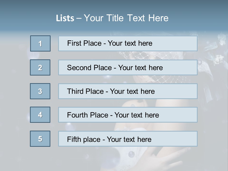 Female Girl Beauty PowerPoint Template