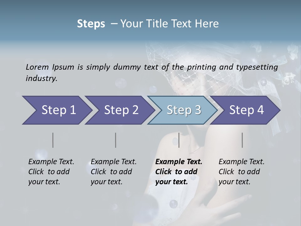 Female Girl Beauty PowerPoint Template