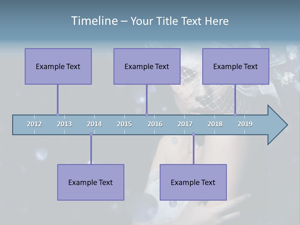 Female Girl Beauty PowerPoint Template