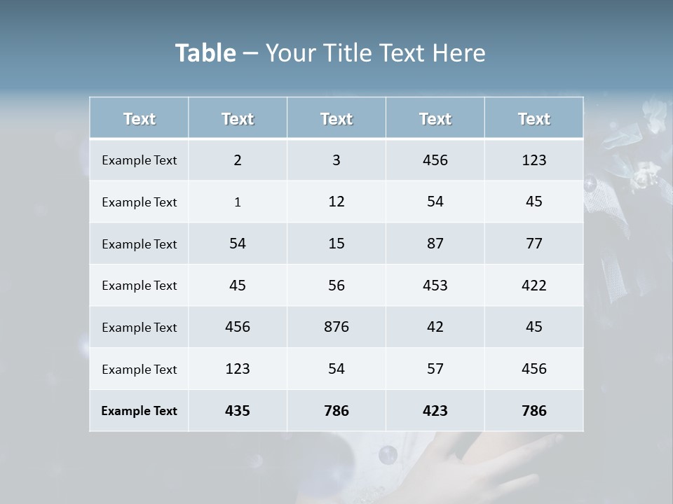 Female Girl Beauty PowerPoint Template