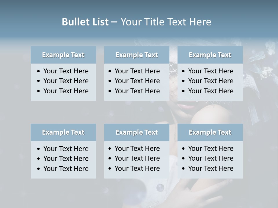 Female Girl Beauty PowerPoint Template