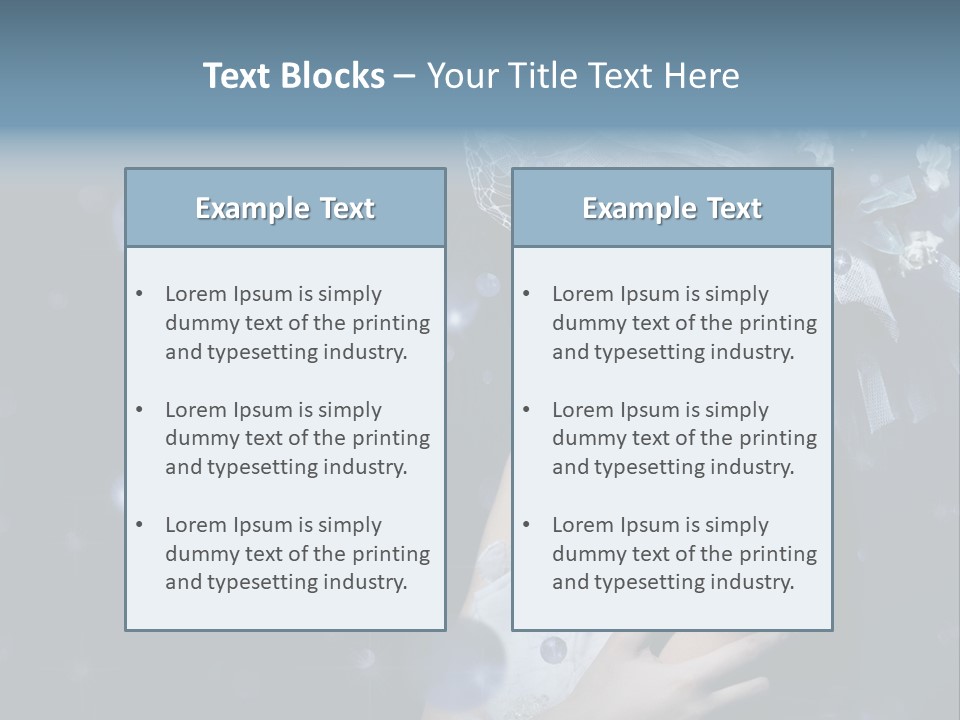 Female Girl Beauty PowerPoint Template