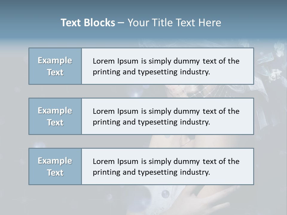 Female Girl Beauty PowerPoint Template