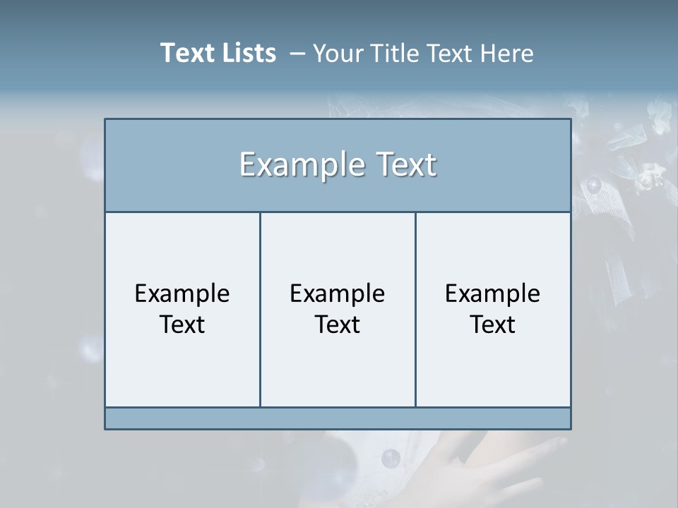 Female Girl Beauty PowerPoint Template