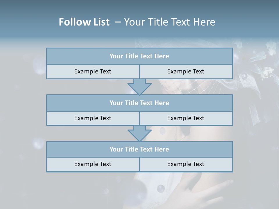 Female Girl Beauty PowerPoint Template