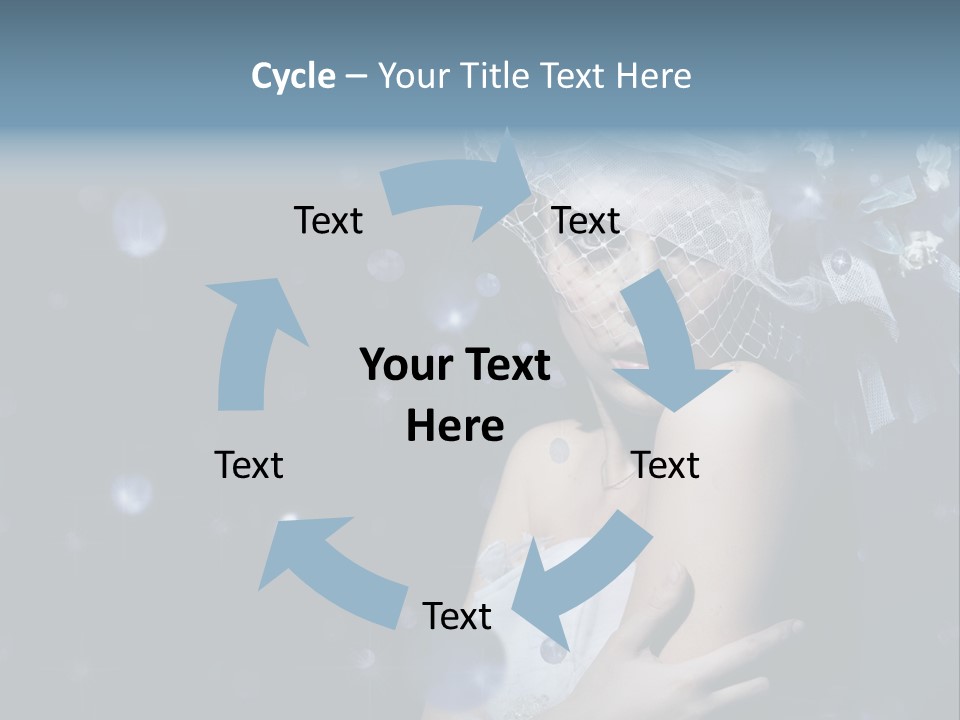 Female Girl Beauty PowerPoint Template