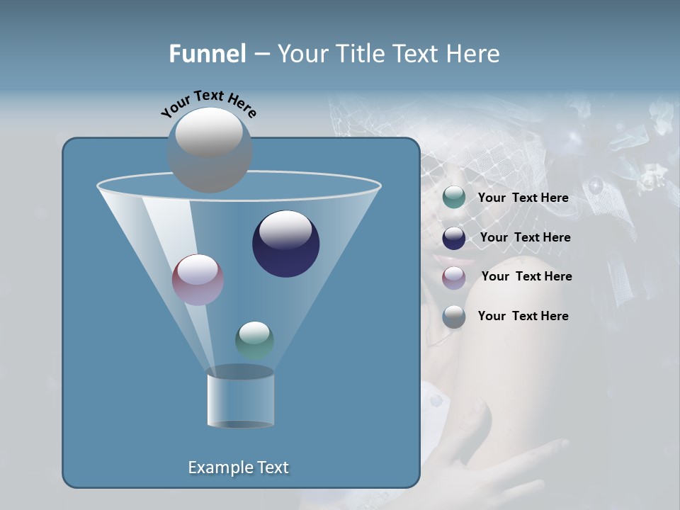 Female Girl Beauty PowerPoint Template