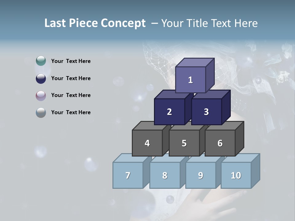 Female Girl Beauty PowerPoint Template