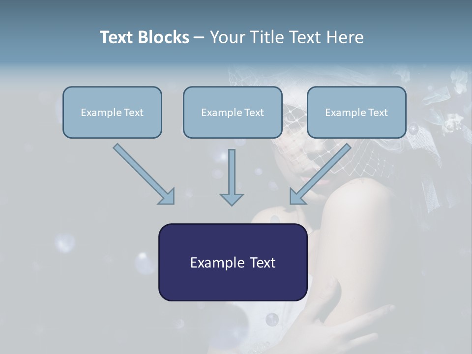 Female Girl Beauty PowerPoint Template