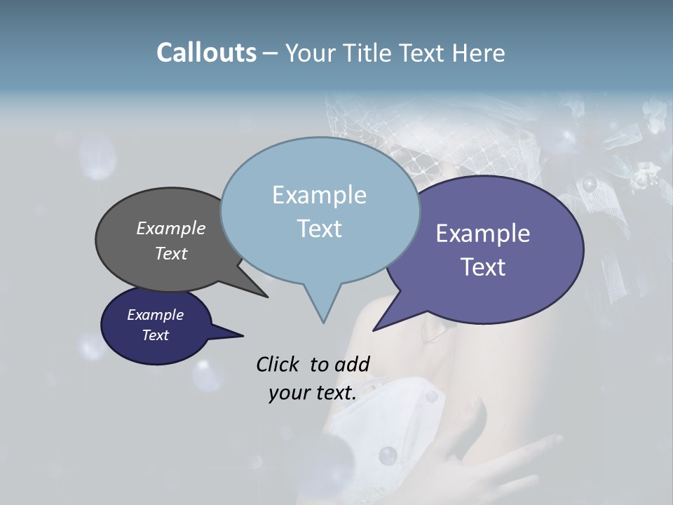 Female Girl Beauty PowerPoint Template