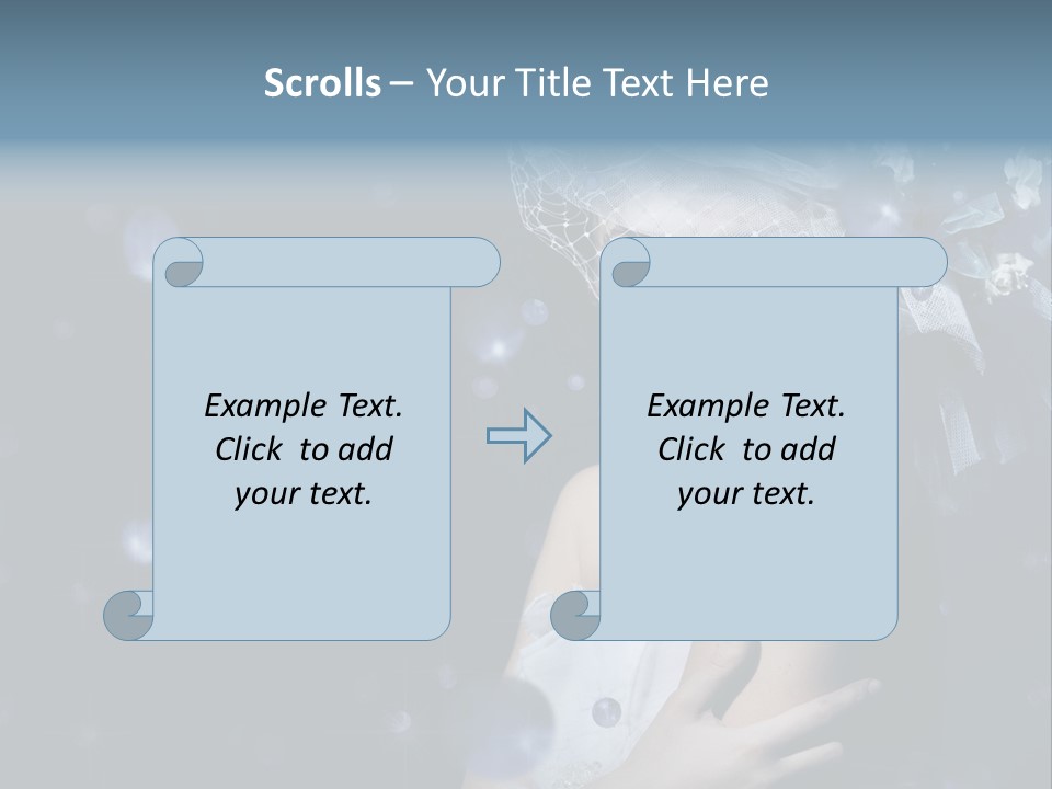 Female Girl Beauty PowerPoint Template