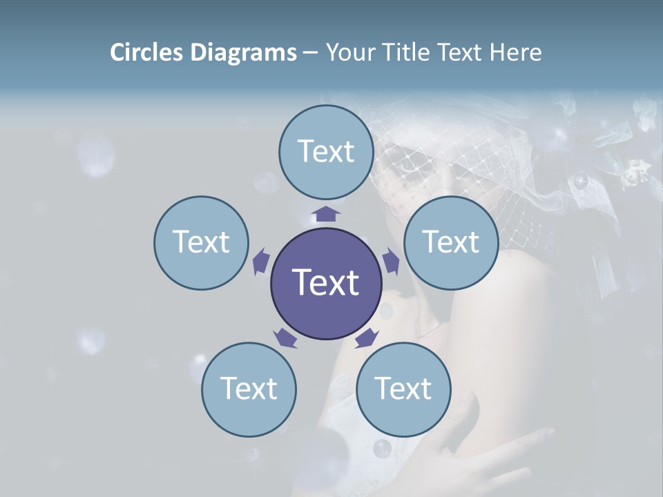 Female Girl Beauty PowerPoint Template