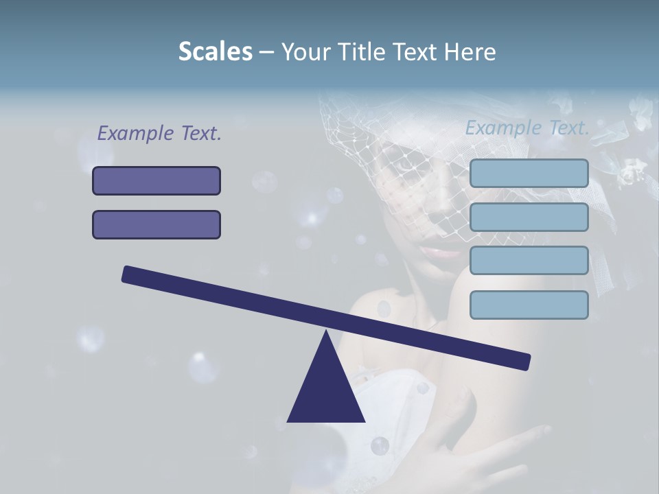 Female Girl Beauty PowerPoint Template
