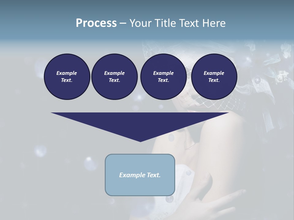 Female Girl Beauty PowerPoint Template