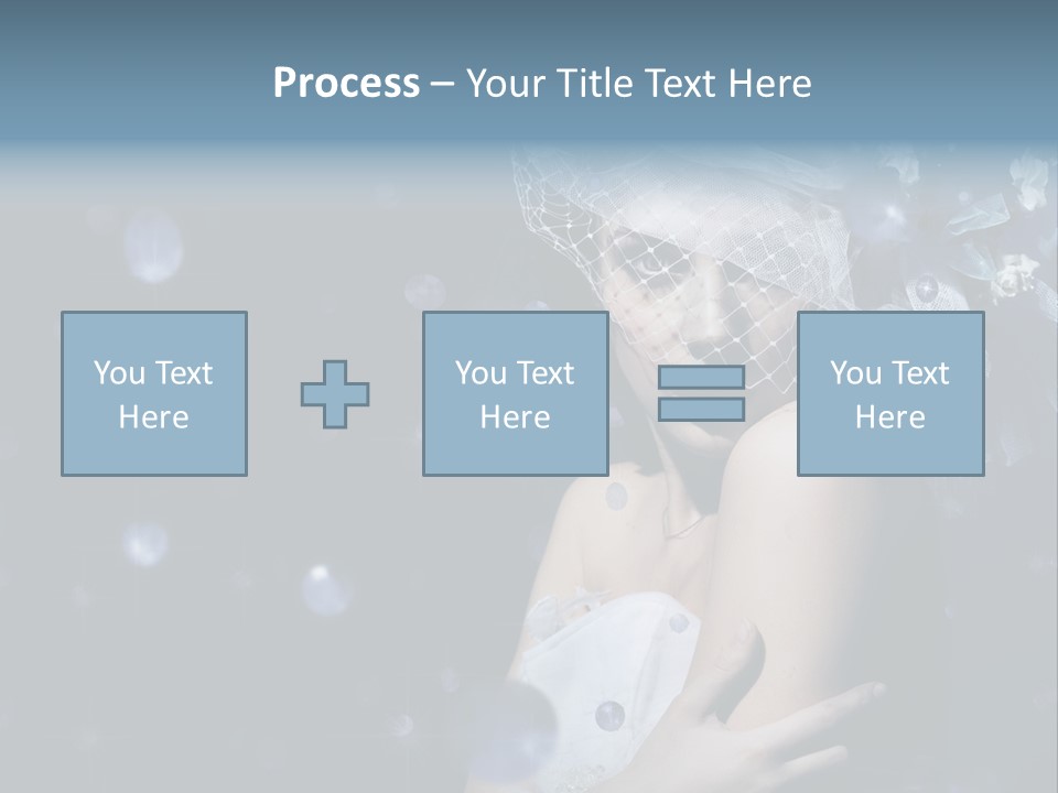 Female Girl Beauty PowerPoint Template