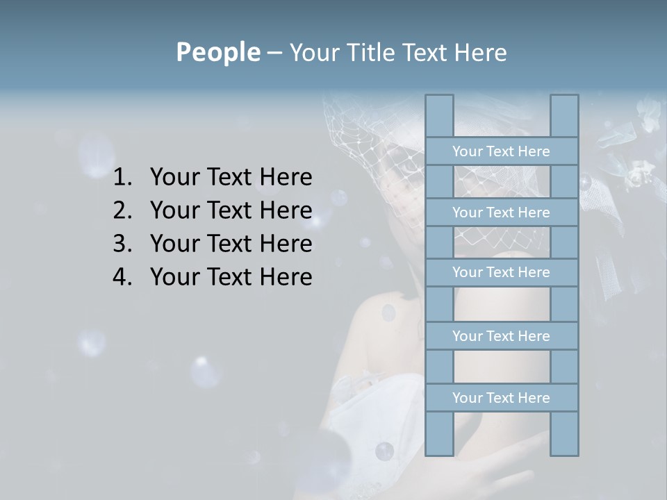 Female Girl Beauty PowerPoint Template