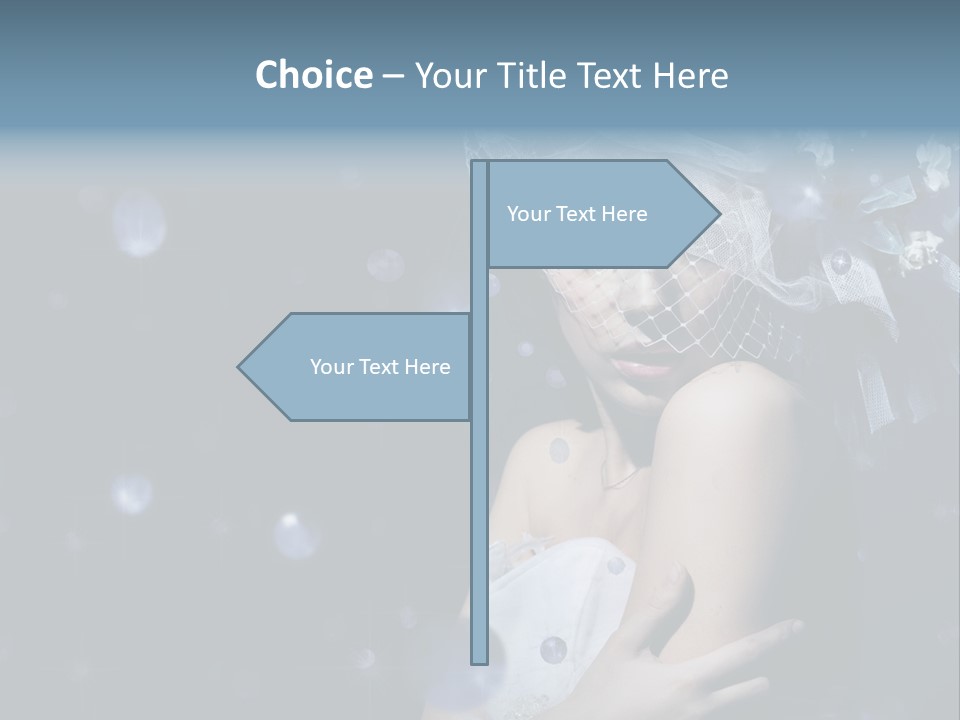 Female Girl Beauty PowerPoint Template