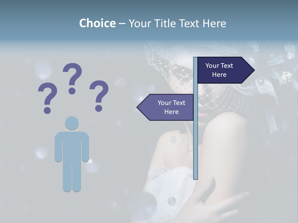 Female Girl Beauty PowerPoint Template