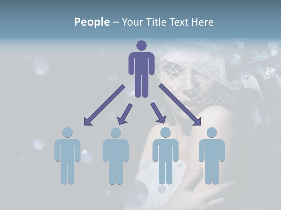 Female Girl Beauty PowerPoint Template