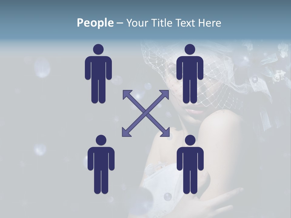 Female Girl Beauty PowerPoint Template